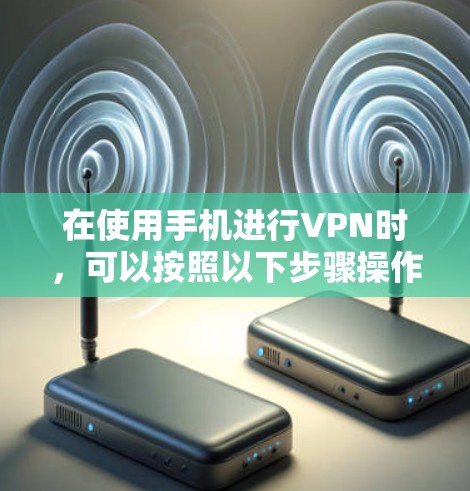 在使用手机进行VPN时，可以按照以下步骤操作