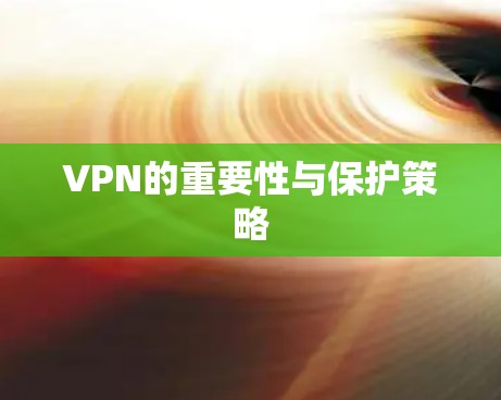 VPN的重要性与保护策略