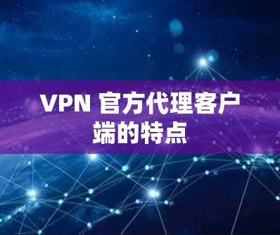 VPN 官方代理客户端的特点