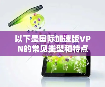 以下是国际加速版VPN的常见类型和特点