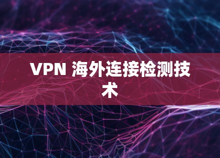 VPN 海外连接检测技术
