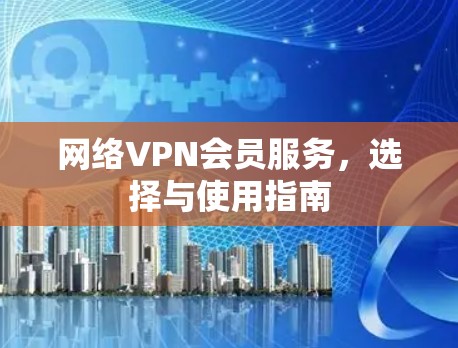 网络VPN会员服务，选择与使用指南
