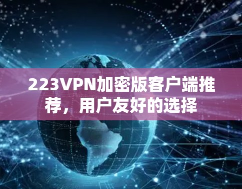 223VPN加密版客户端推荐，用户友好的选择